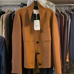Lafayette 148 New York Plus Patch Pocket Wool & Cashmere-Blend Jacket